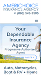 Mobile Screenshot of americhoiceinsurance.com